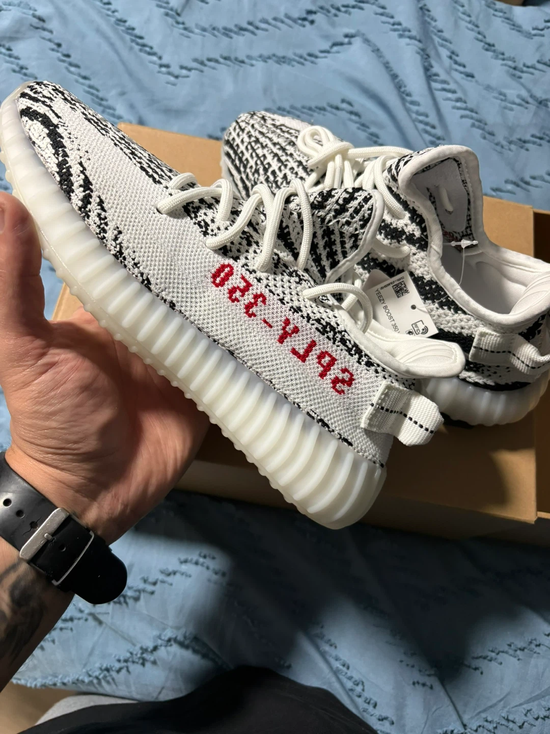 Adidas Yeezy Boost 350 V2 Zebra size 4,5,6,7.5,8,8.5 - photo 5
