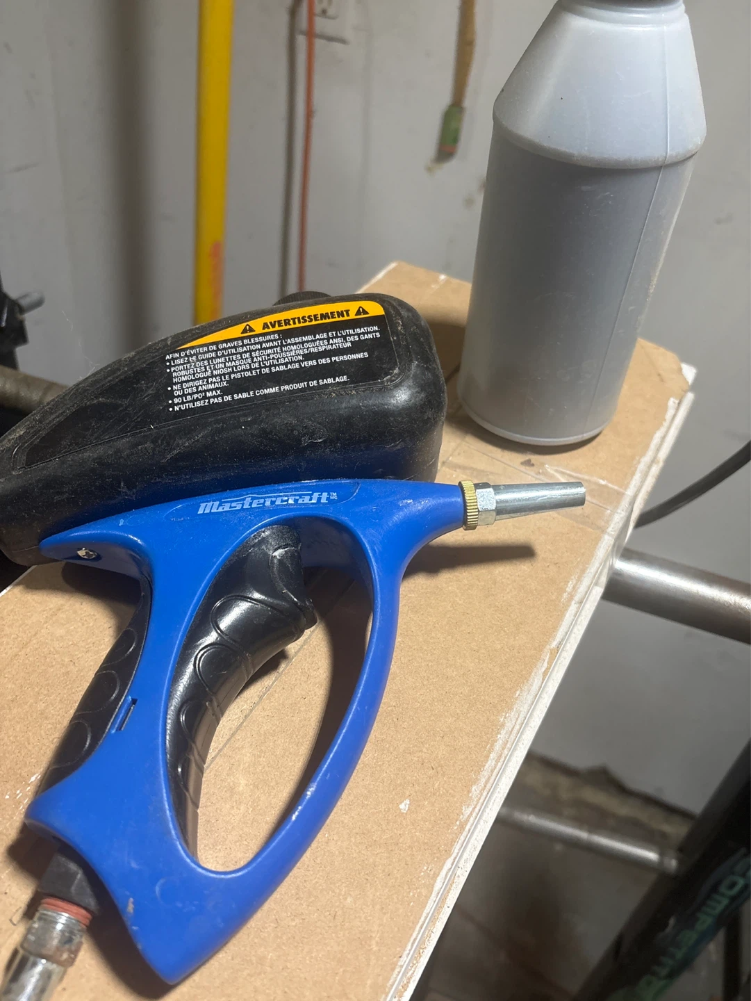 Mastercraft Air Blow Gun with Sandblasting Attachment