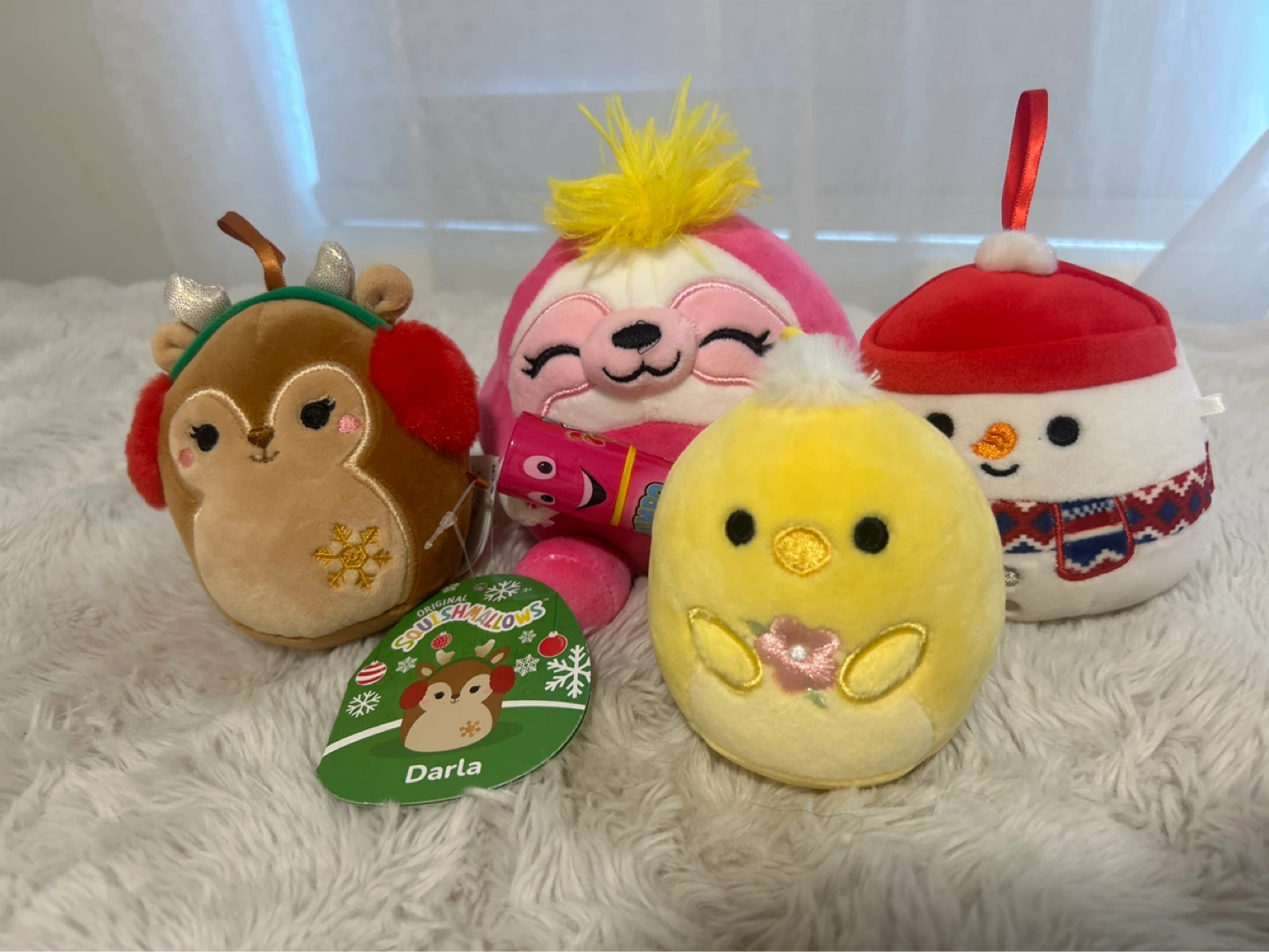 Squishmallows 4-Piece Christmas Plush Set