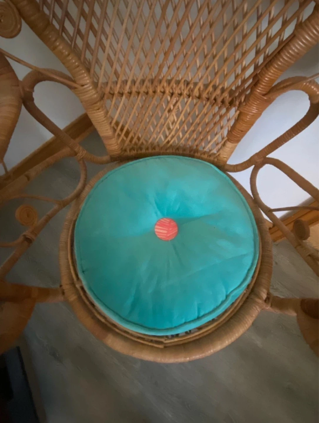 Vintage peacock chair - photo 5