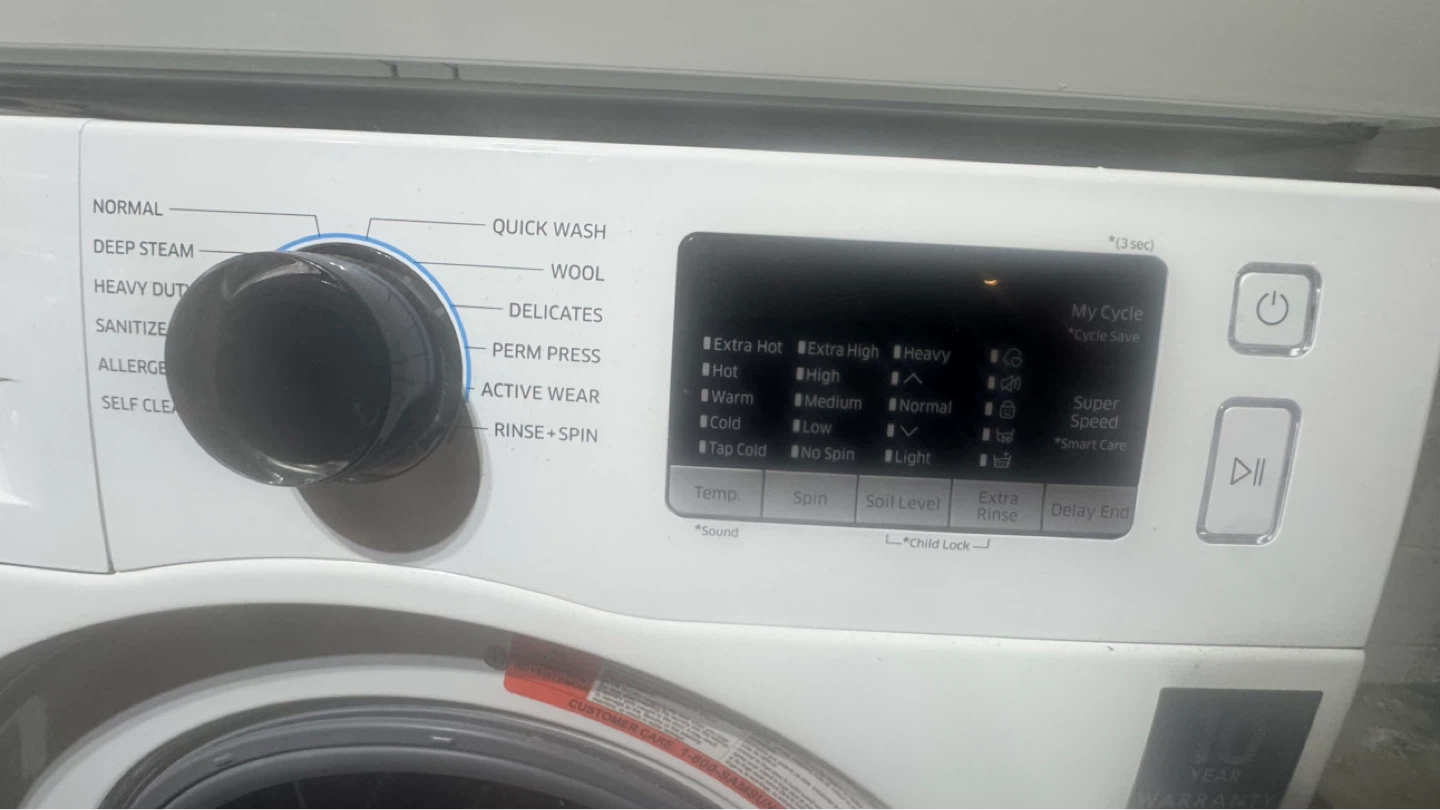 Maytag Electric Dryer and Samsung Front Load Washer - photo 2