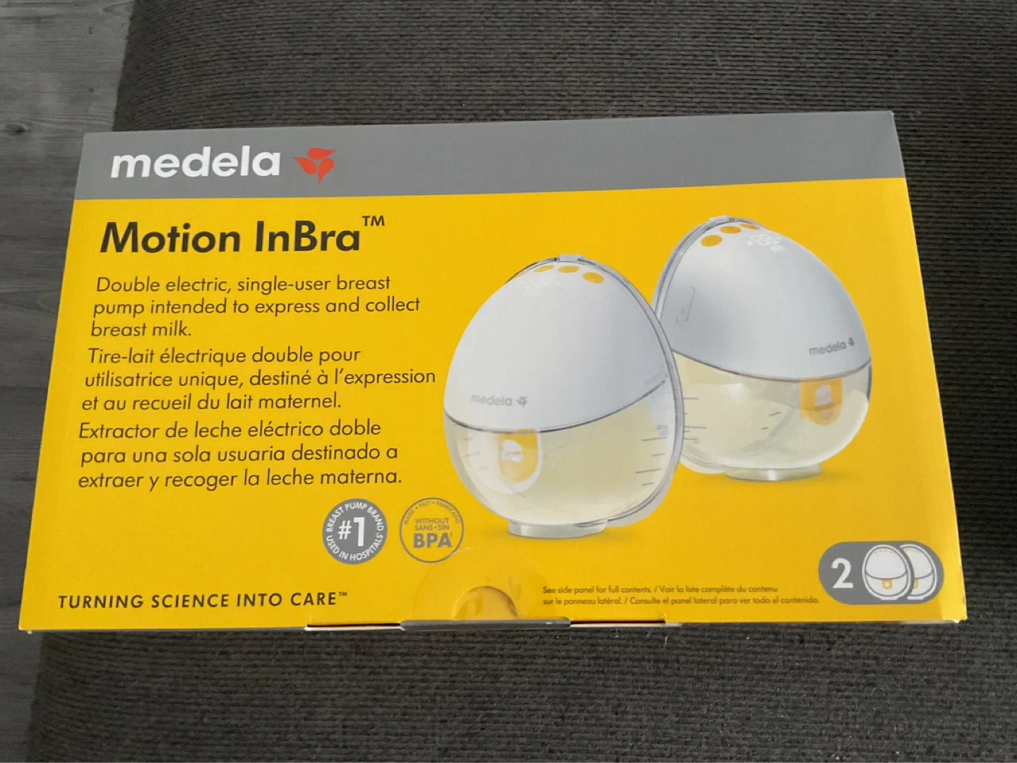 Medela Motion InBra Wearable Double Electric Breast Pump