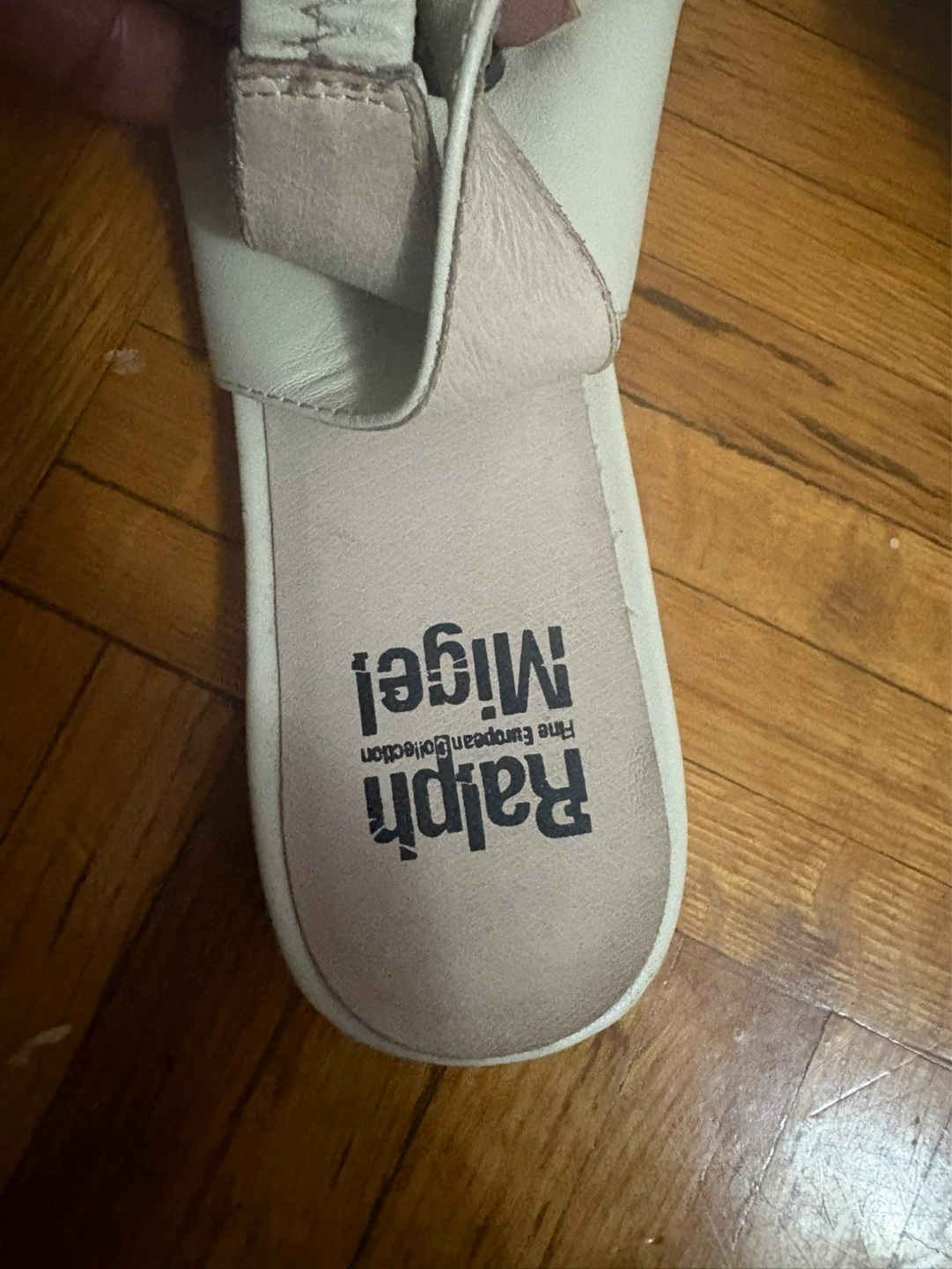 Ralph Miguel White Mules with Studs - photo 2