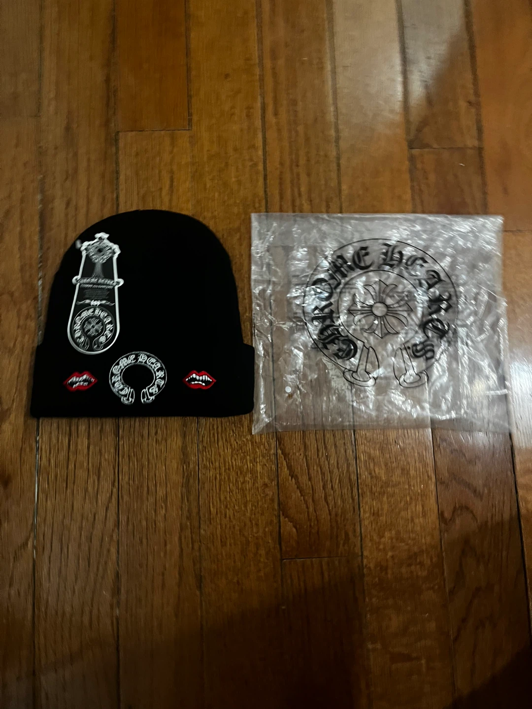 Chrome Hearts Black Beanie with Embroidered Logo - photo 4
