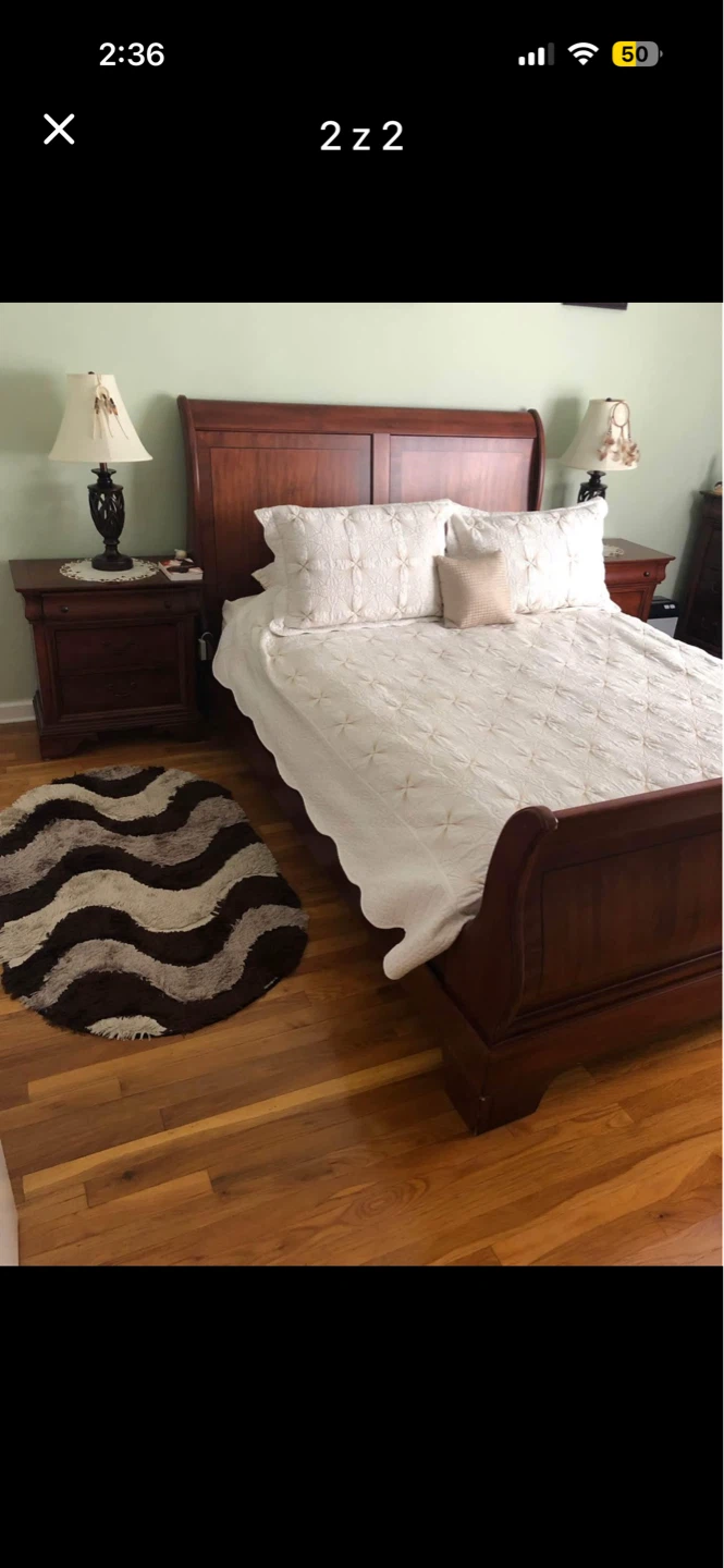 Wooden Bedroom Set-queen - photo 2