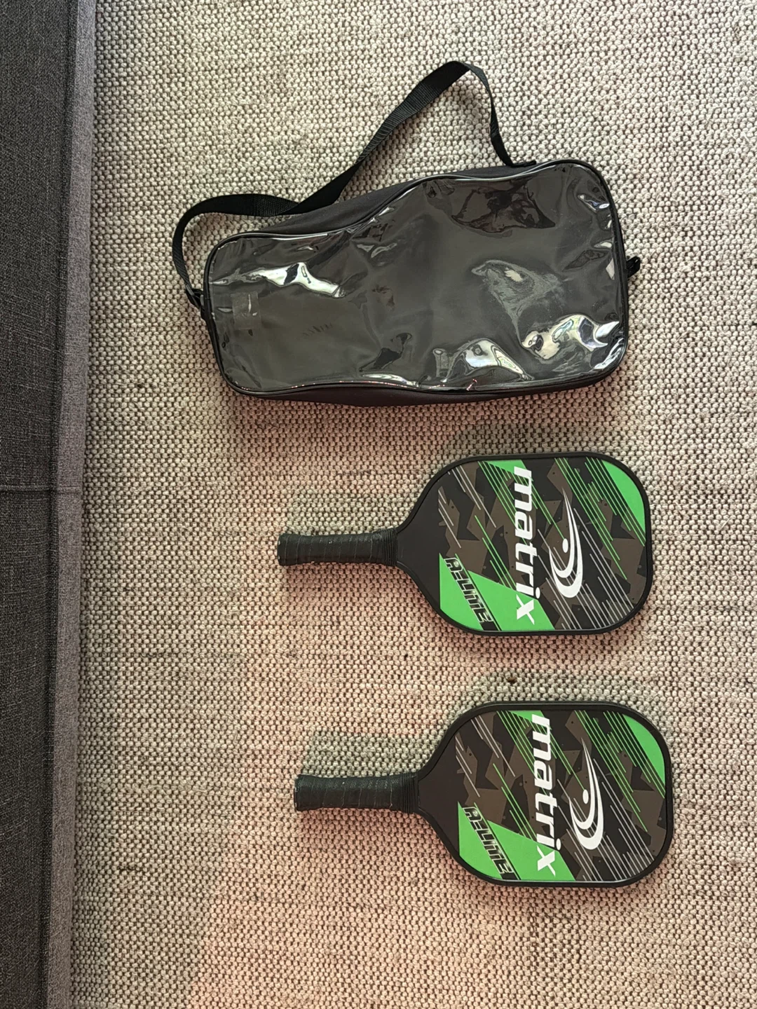 Matrix Pickleball Paddles (2) with Carrying Bag