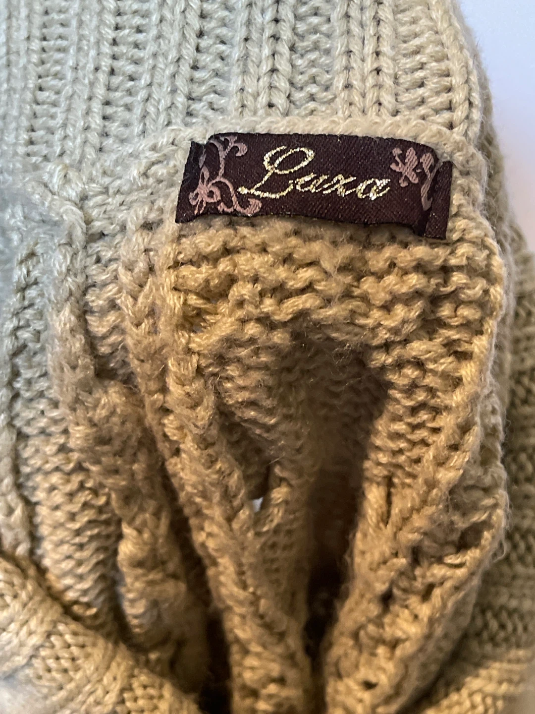 Luxa Cable Knit Poncho Sweater - photo 5