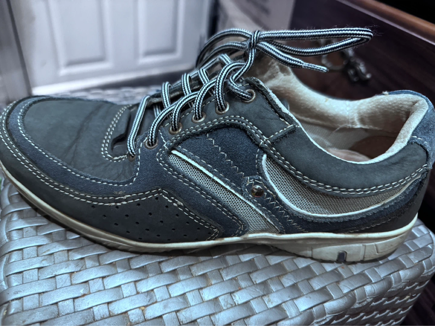 Men's Dark Blue Casual Shoes - photo 2