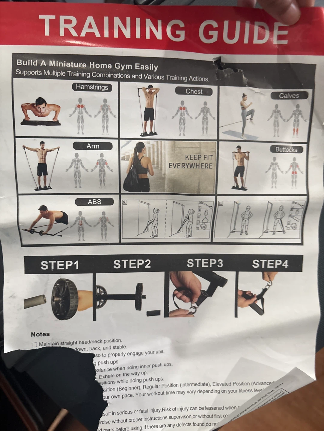 Home Gym Resistance Band Training Kit - photo 2