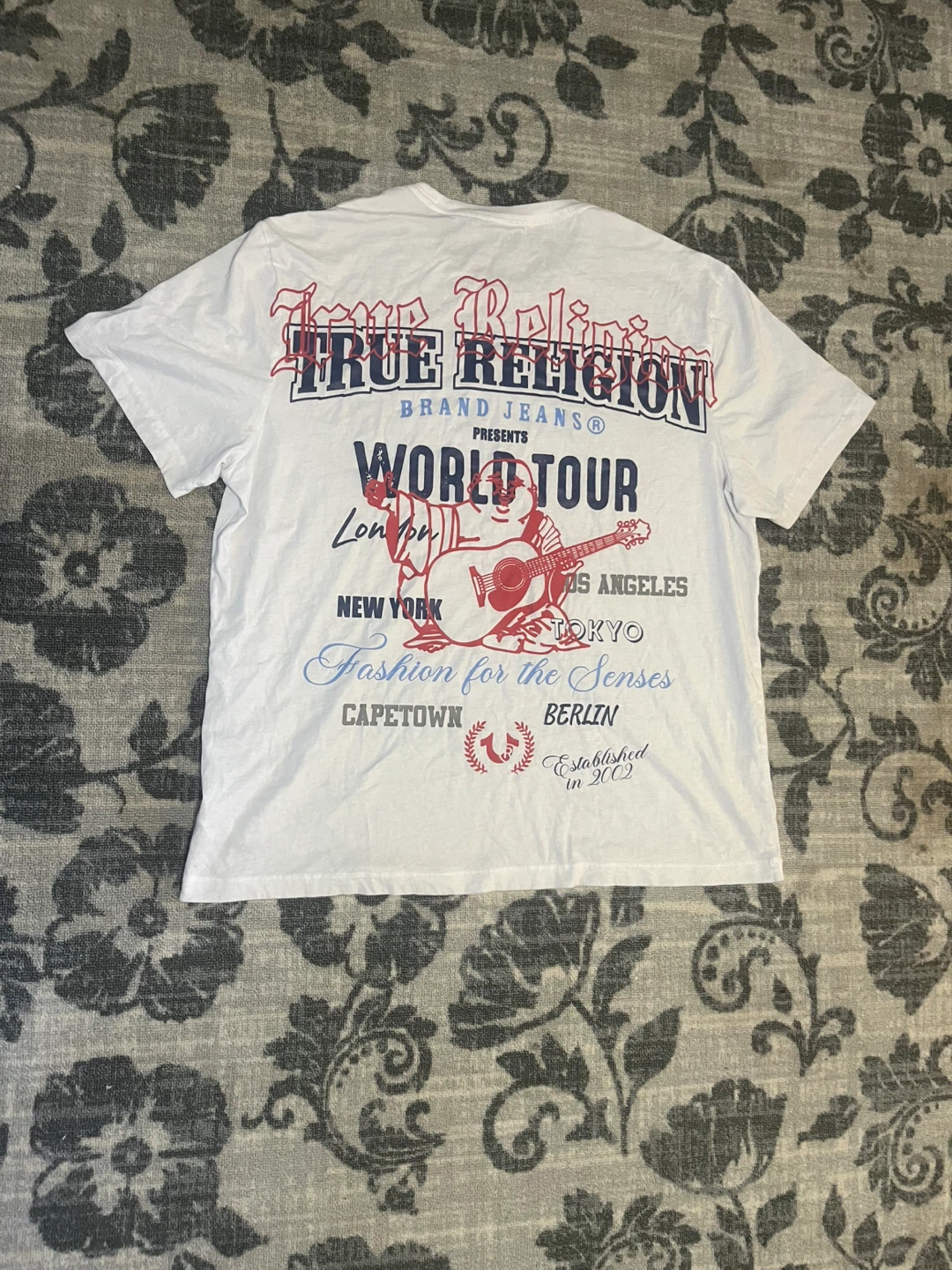 True Religion Brand Jeans World Tour T-Shirt - 2XL