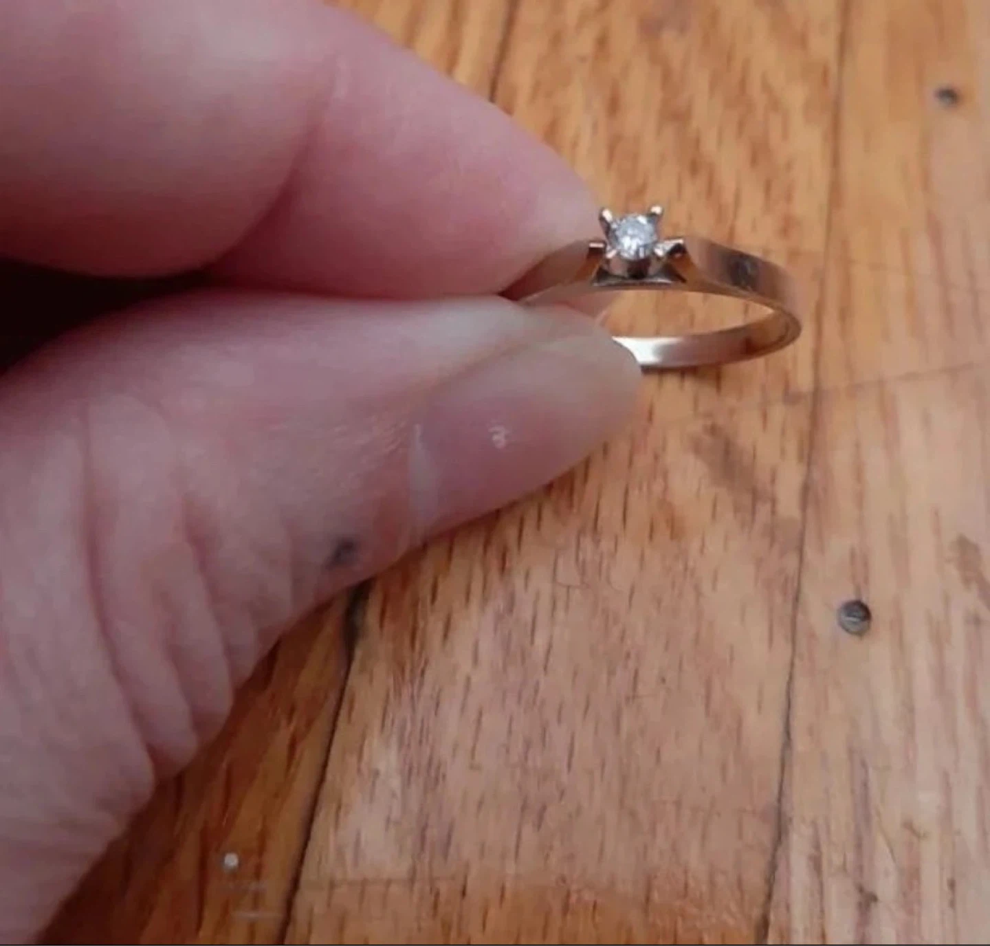 10k white gold diamond ring - photo 4