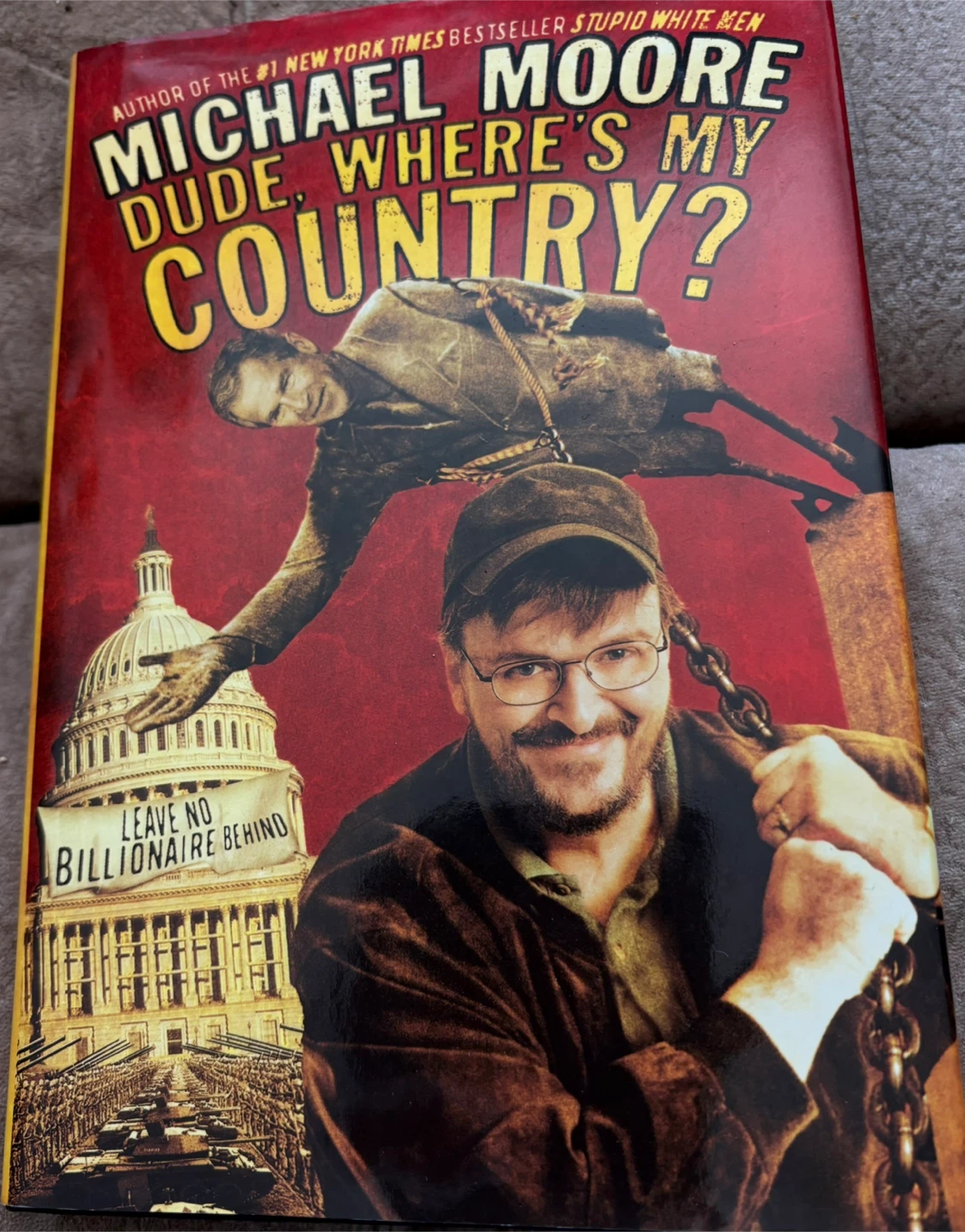 Michael Moore Dude, Where's My Country? Book