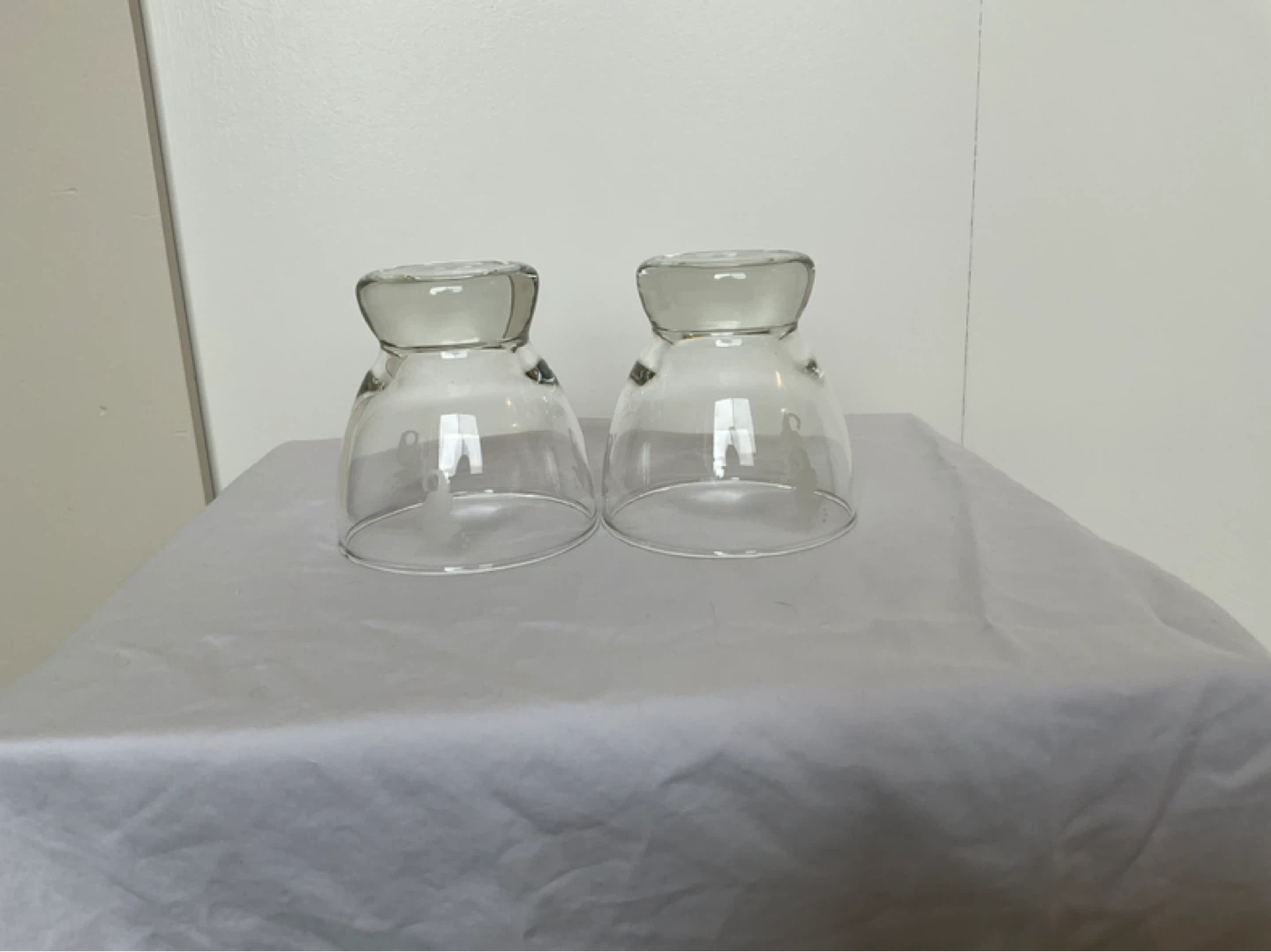 2 Vintage 1960’s Old Fashioned Glasses with Etched Seahorses - photo 2