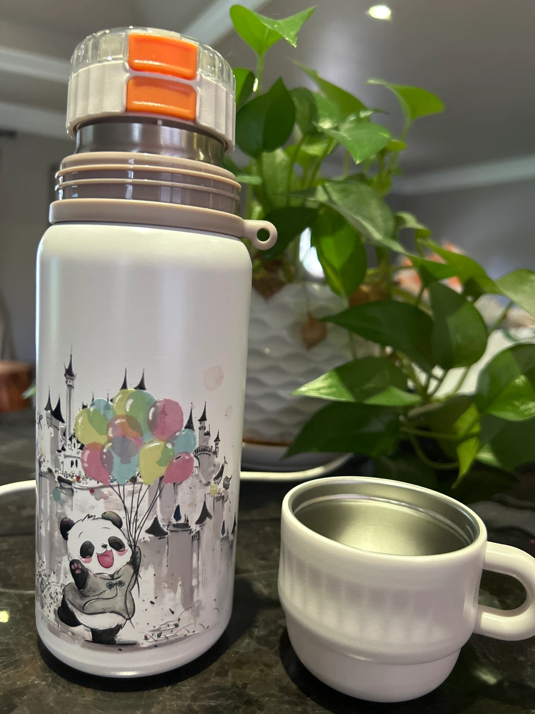 Diller Panda Thermos with Cup - photo 2