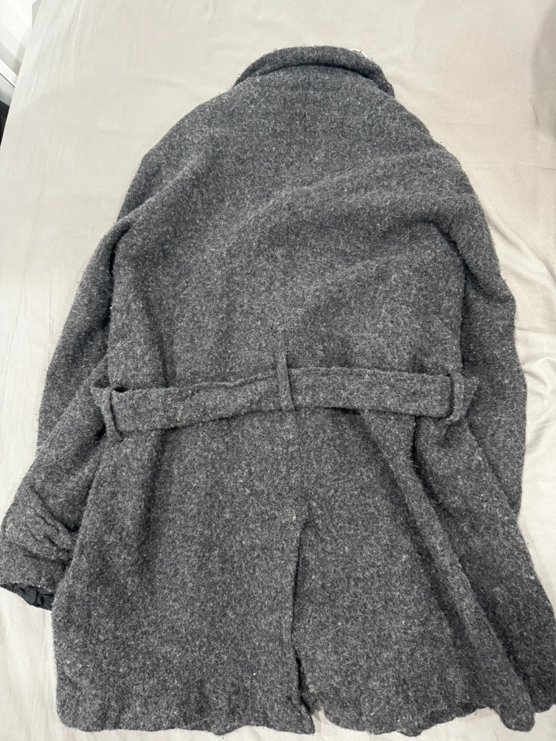 Comme des Garçons Homme Deux Double-Breasted Wool Coat - Size S - photo 5