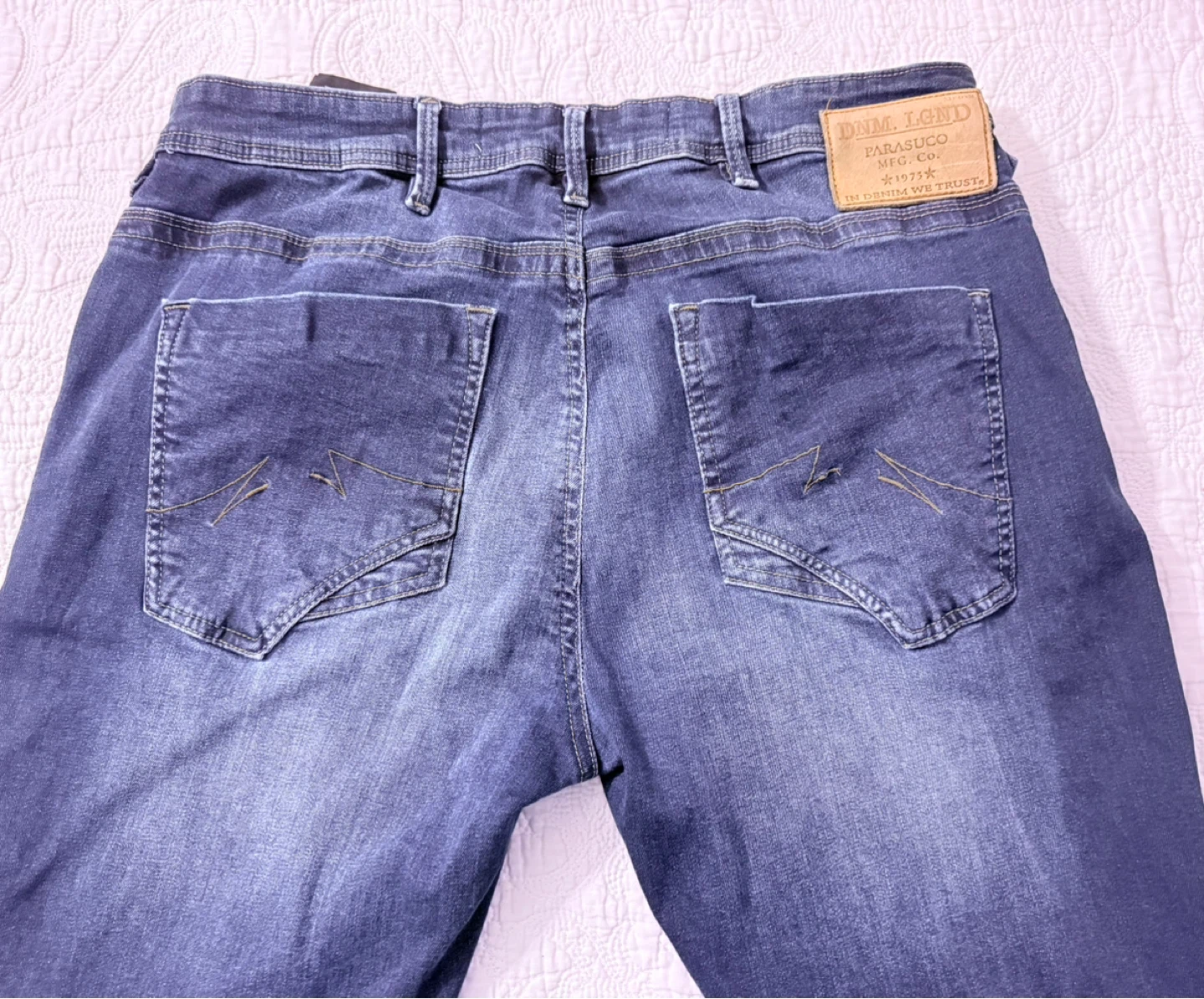 Parasuco DNM. LGND Men's Dark Wash Denim Jeans - photo 4