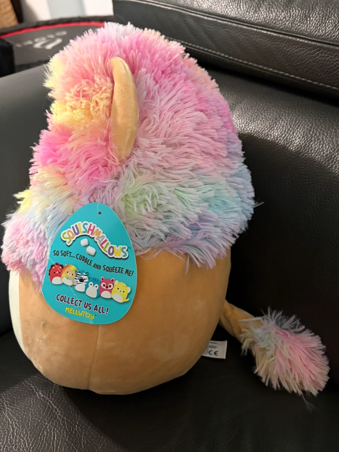 Squishmallows Rainbow Lion 12 “ Plush - NWT - photo 2