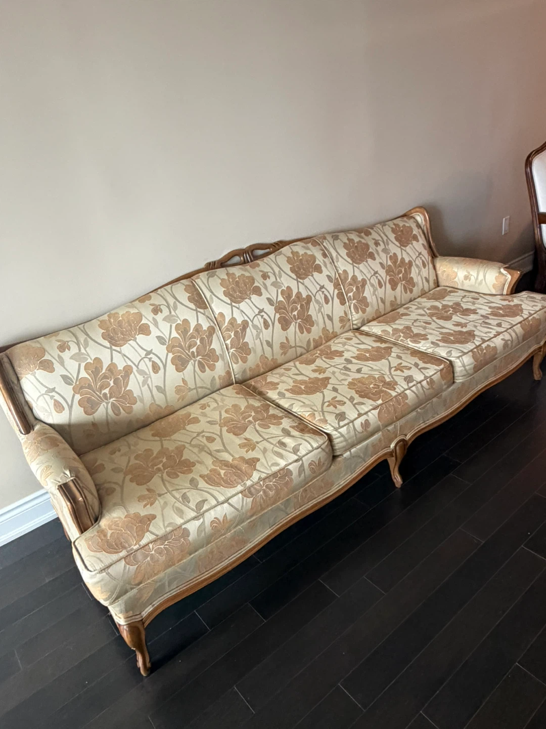 Vintage Floral Sofa