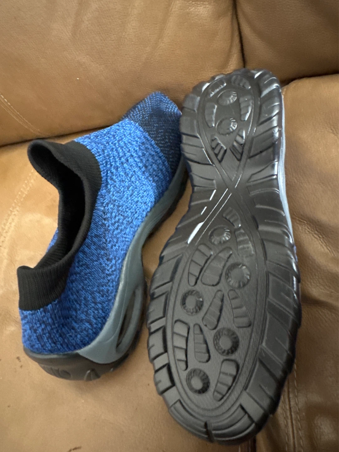 Brand new Blue Knit Slip-On Sneakers - Size 40 - photo 2
