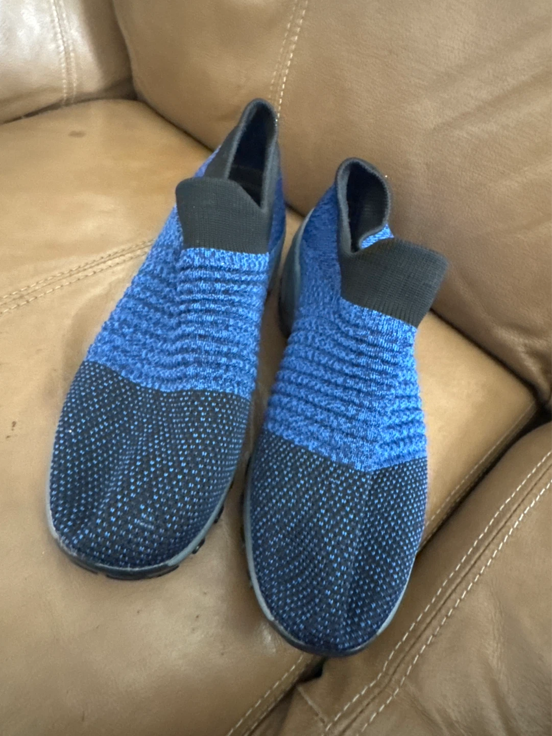 Brand new Blue Knit Slip-On Sneakers - Size 40 - photo 3