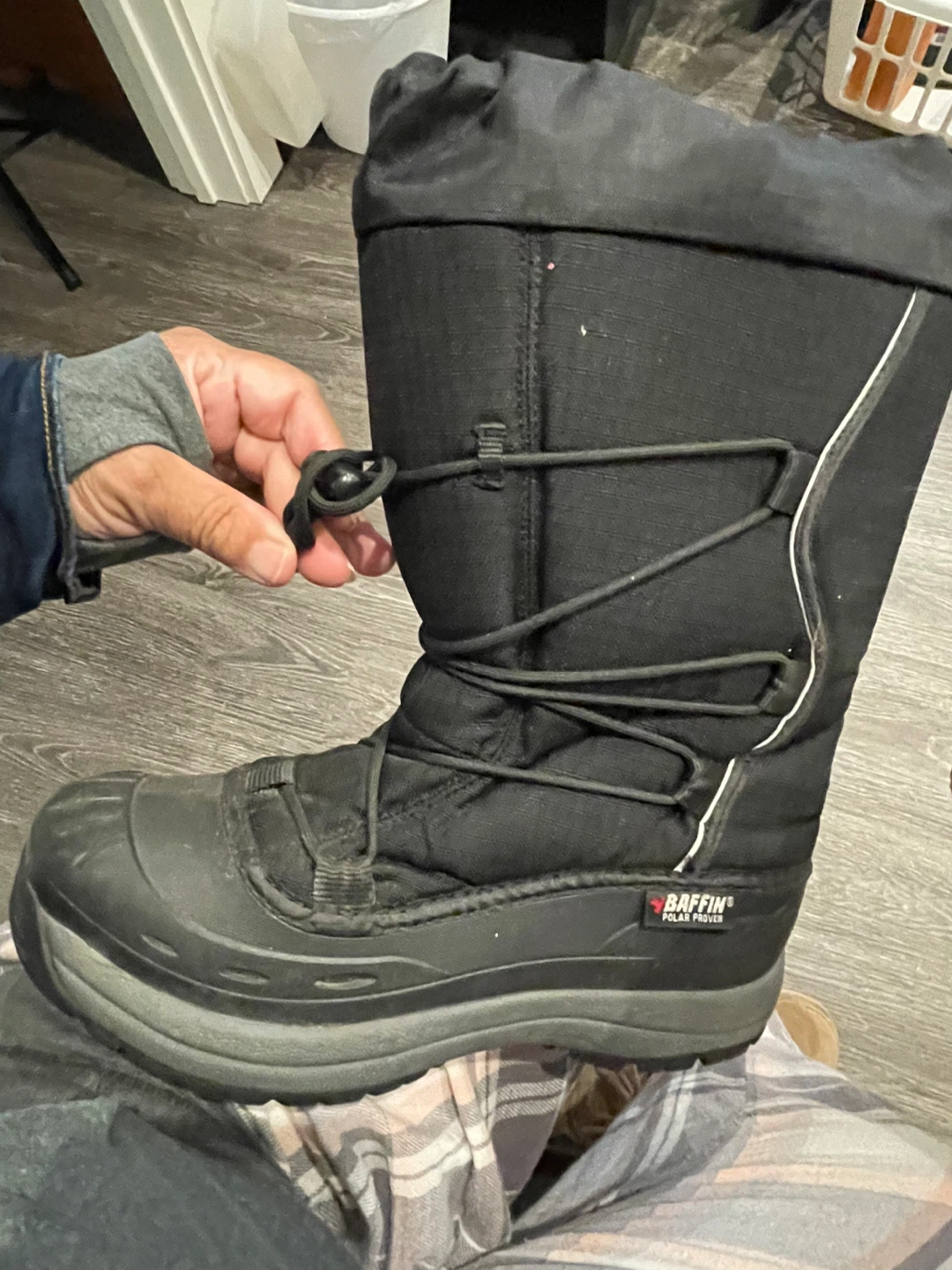 Baffin Black Insulated Winter Boots - Size 10