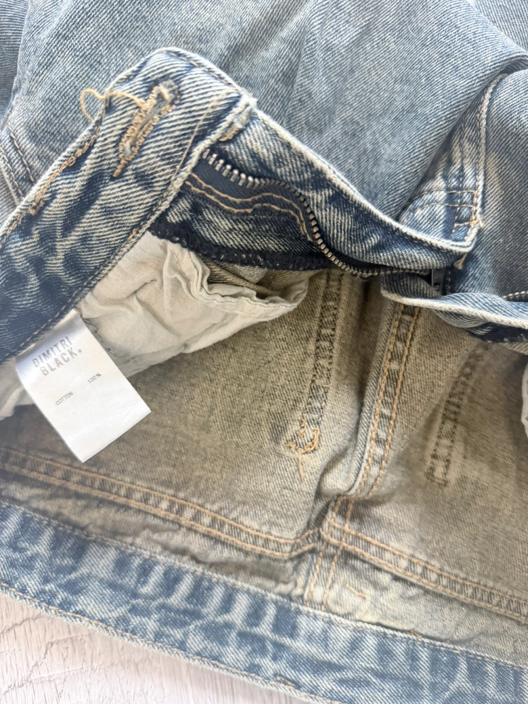 Dimitri Black Denim Shorts - photo 3