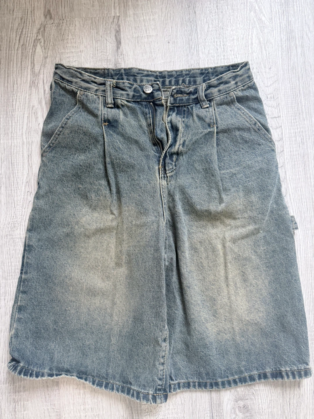 Dimitri Black Denim Shorts