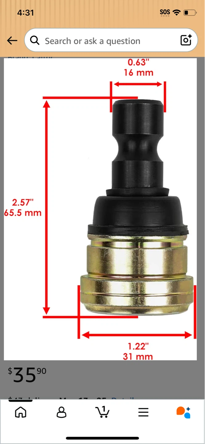 New-2 pcs Ball Joint Set! - photo 2