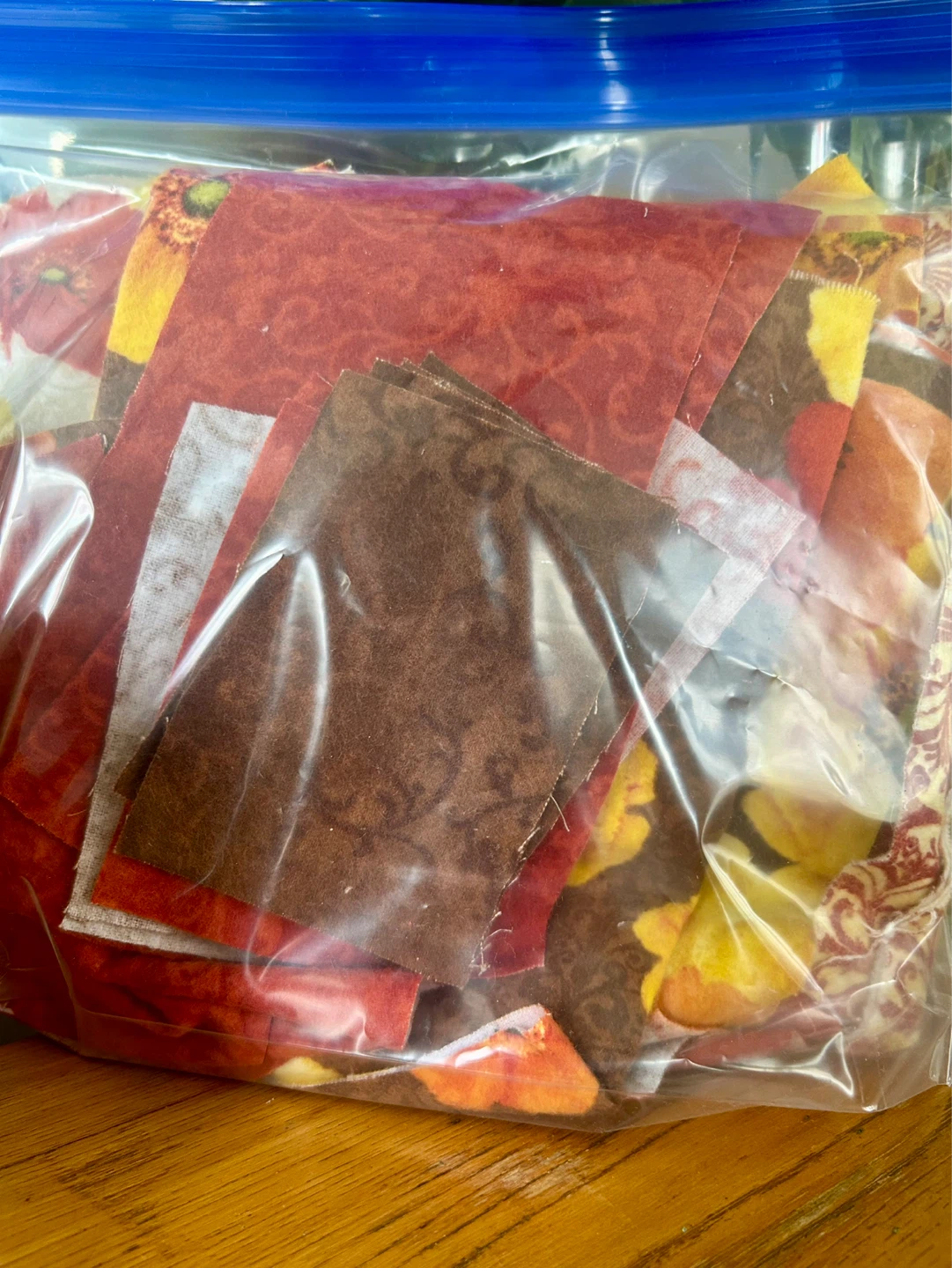 Flannelette Fabric Scraps - Fall Themed - photo 2