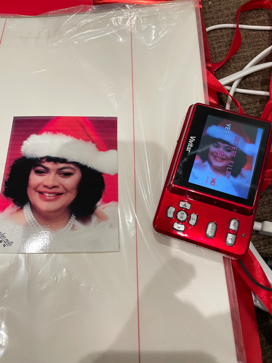 Vivitar Digital Photo Frame with Christmas Photo