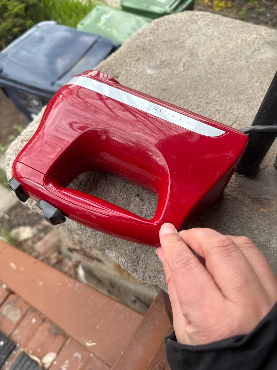 Red Hand Mixer - photo 2