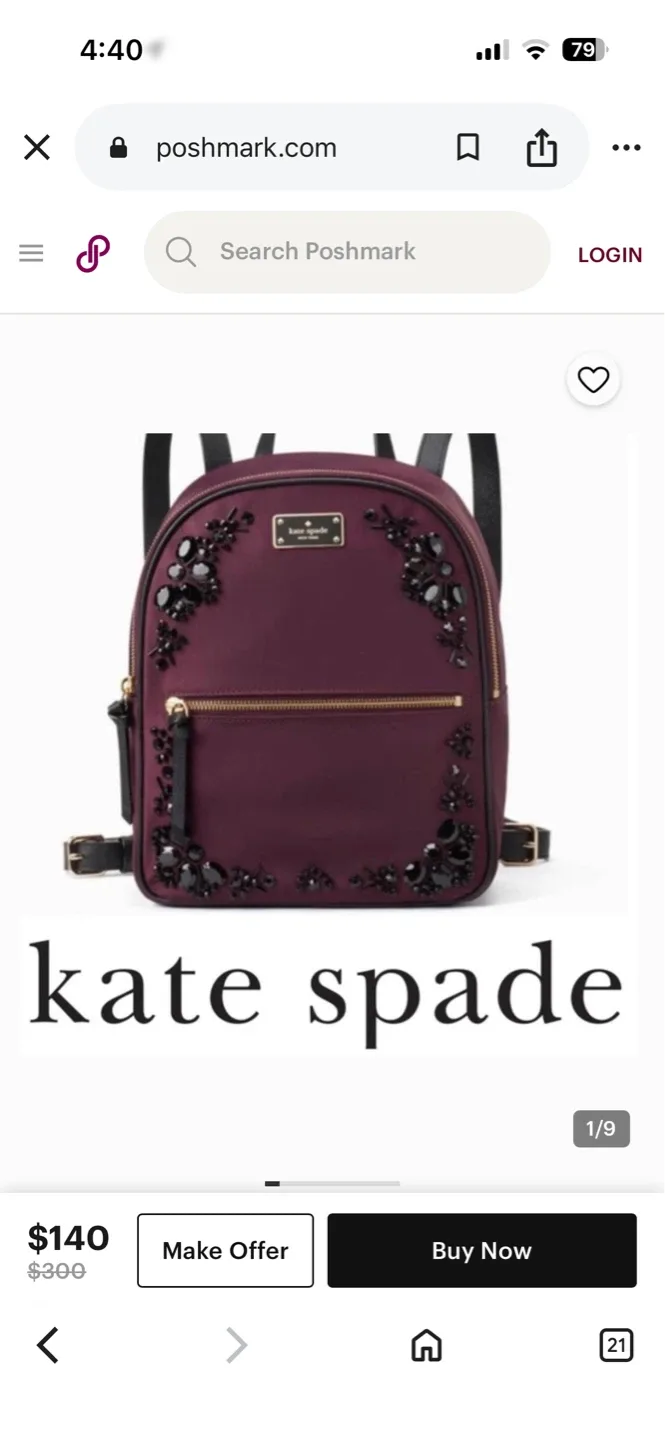 Kate Spade Embellished Backpack - photo 5
