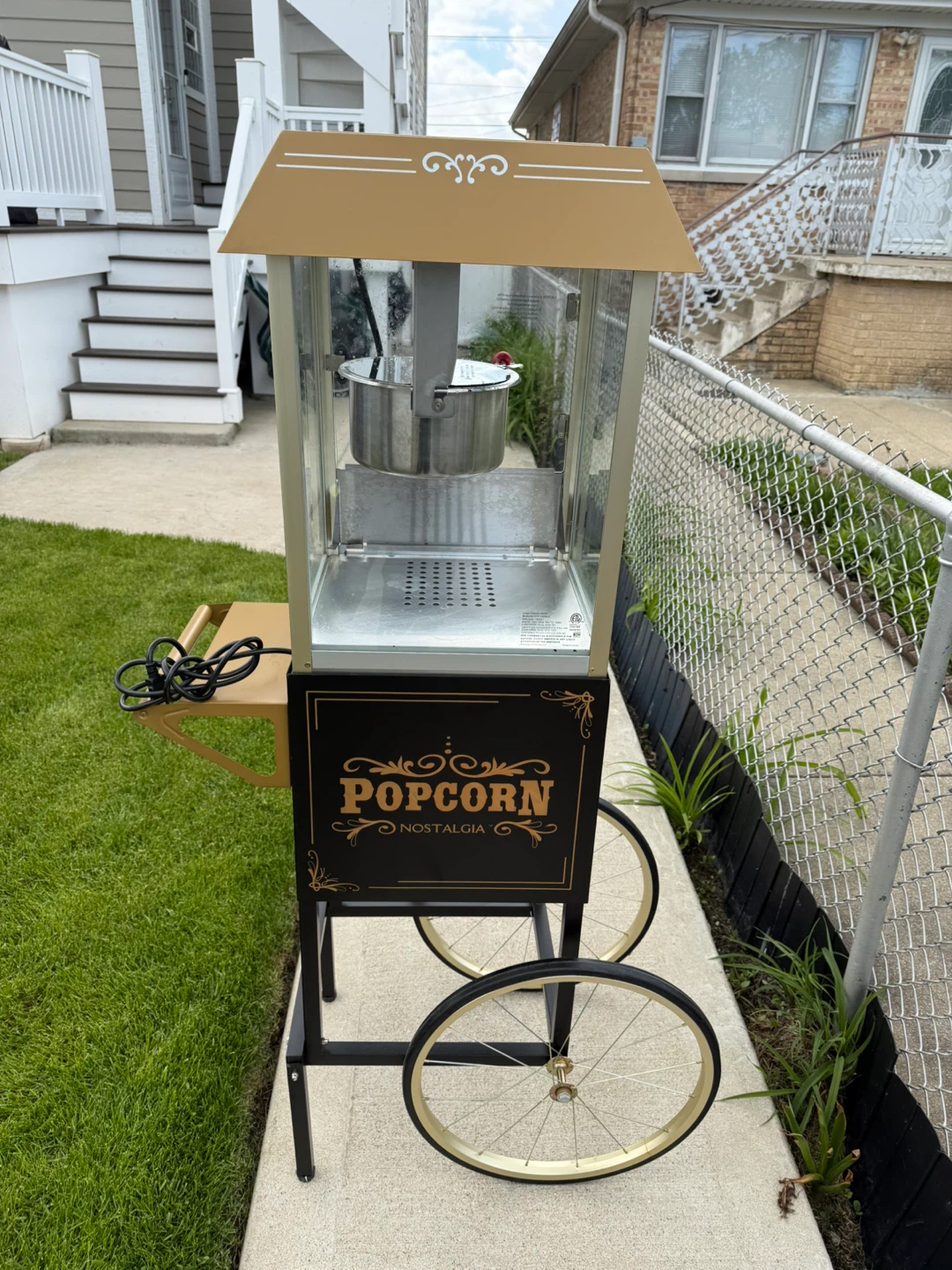 Nostalgia Popcorn Machine Cart . $125.00 or best offer. - photo 5