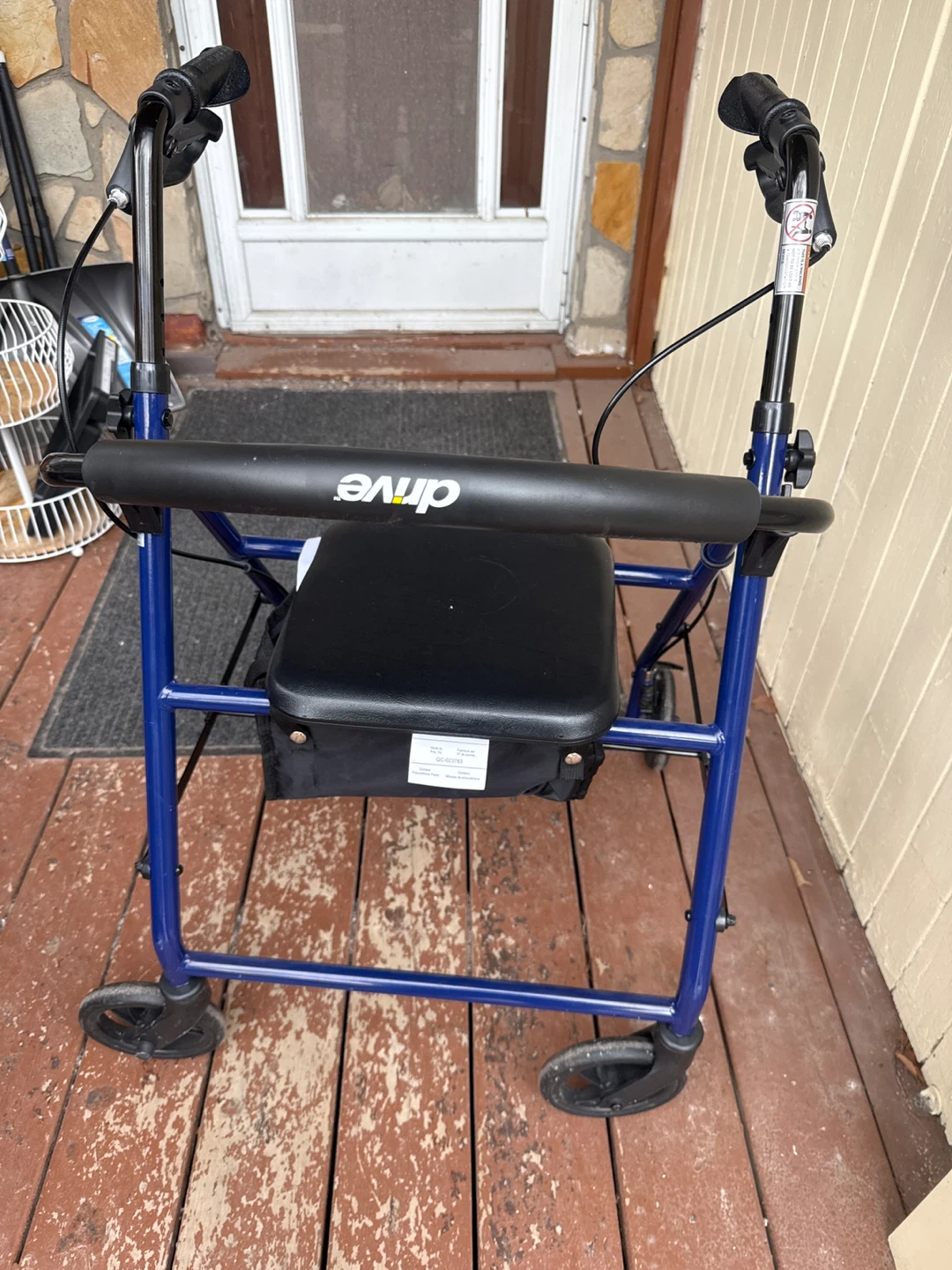 Drive Blue Walker with Seat - photo 2