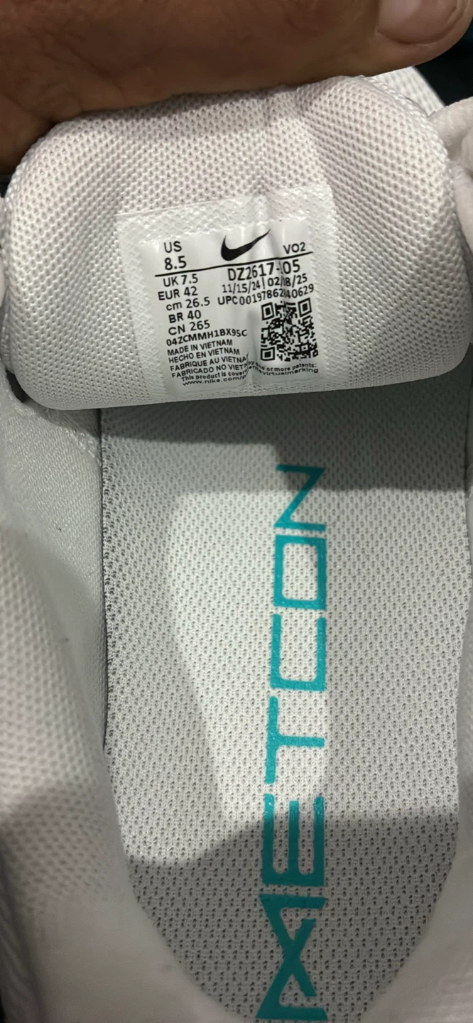 Nike Metcon White/Teal Training Shoes US 8.5