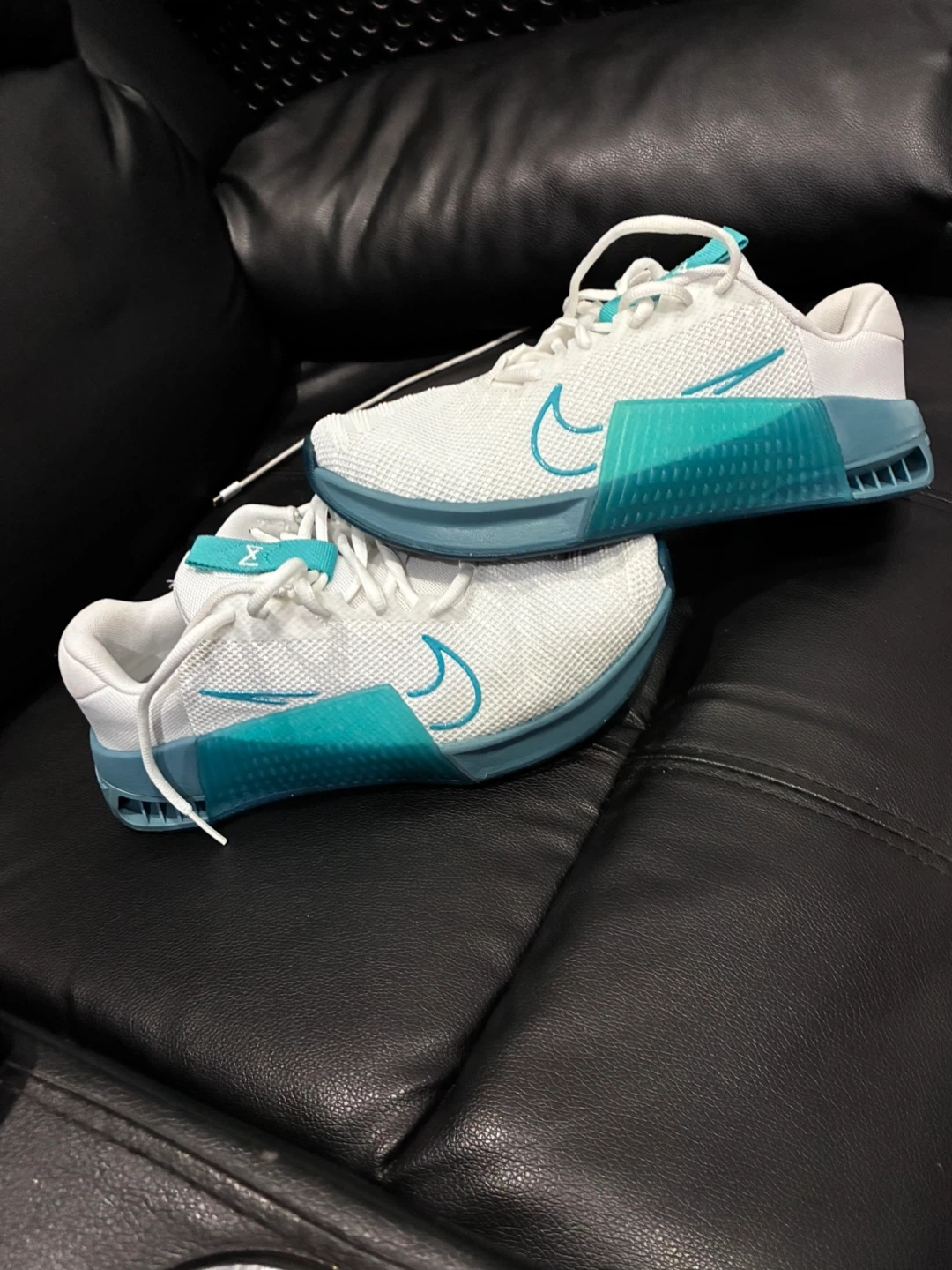 Nike Metcon White/Teal Training Shoes US 8.5 - photo 2