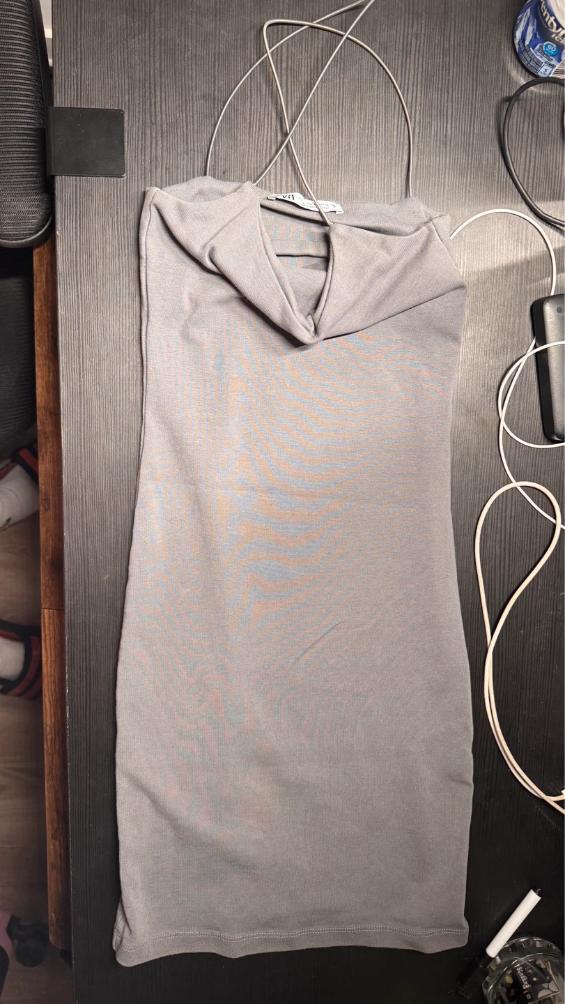 ZARA Dresses - Red & Grey
