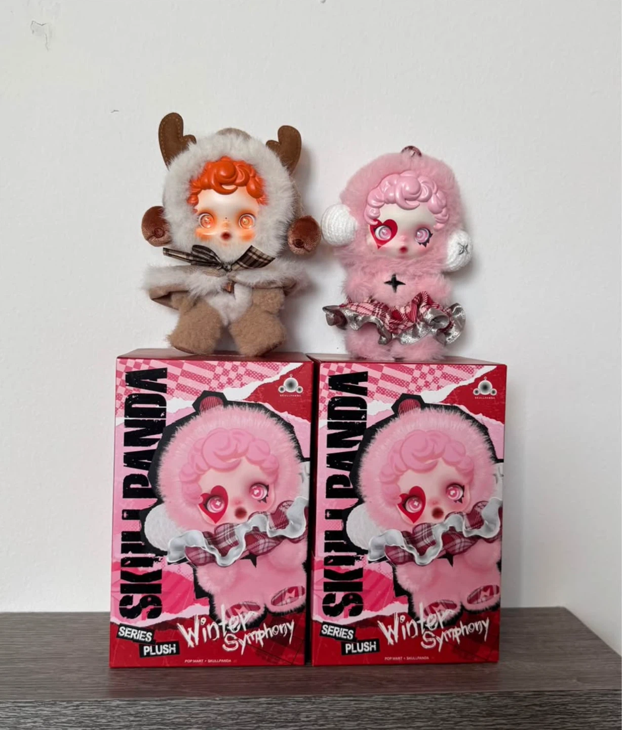 Pop Mart Skull Panda Winter Symphony Plush Toys