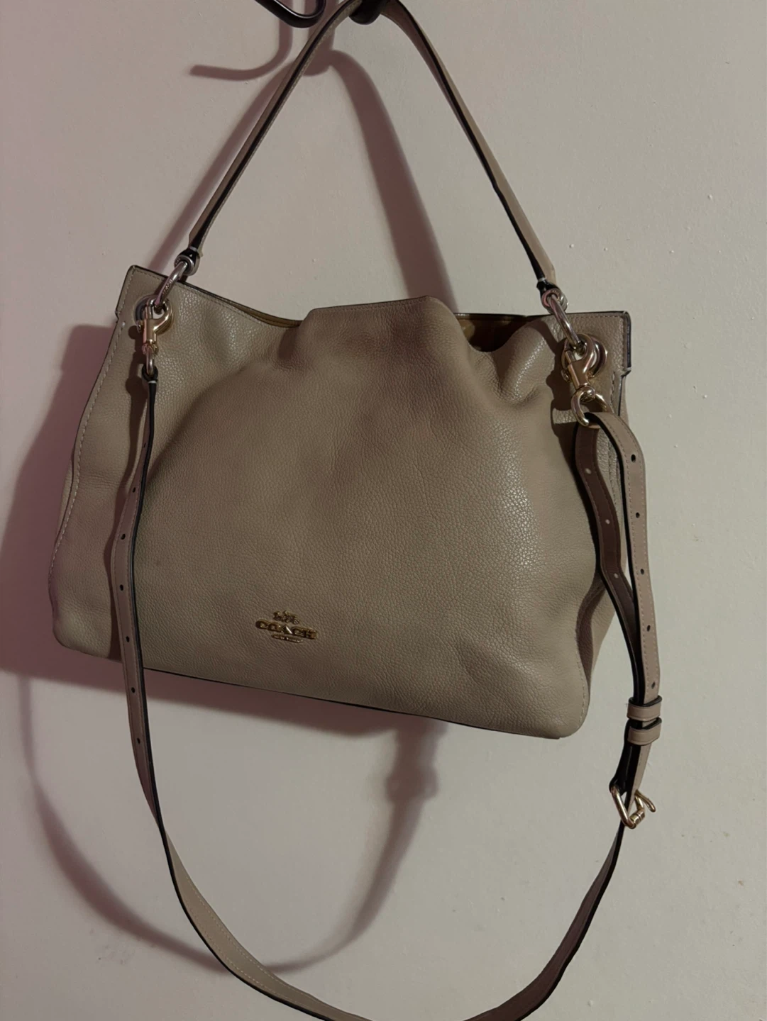Coach Leather Shoulder Bag