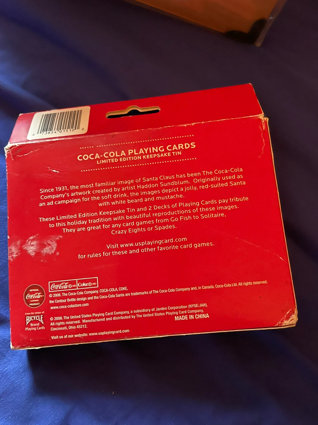 Coca-Cola Holiday Gift Basket with Popcorn and Playing Cards - photo 5