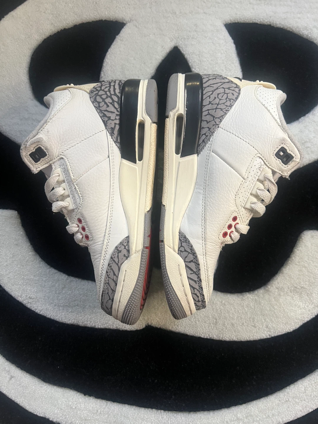 Jordan 3 "White Cement" Kids Size 4Y - photo 2