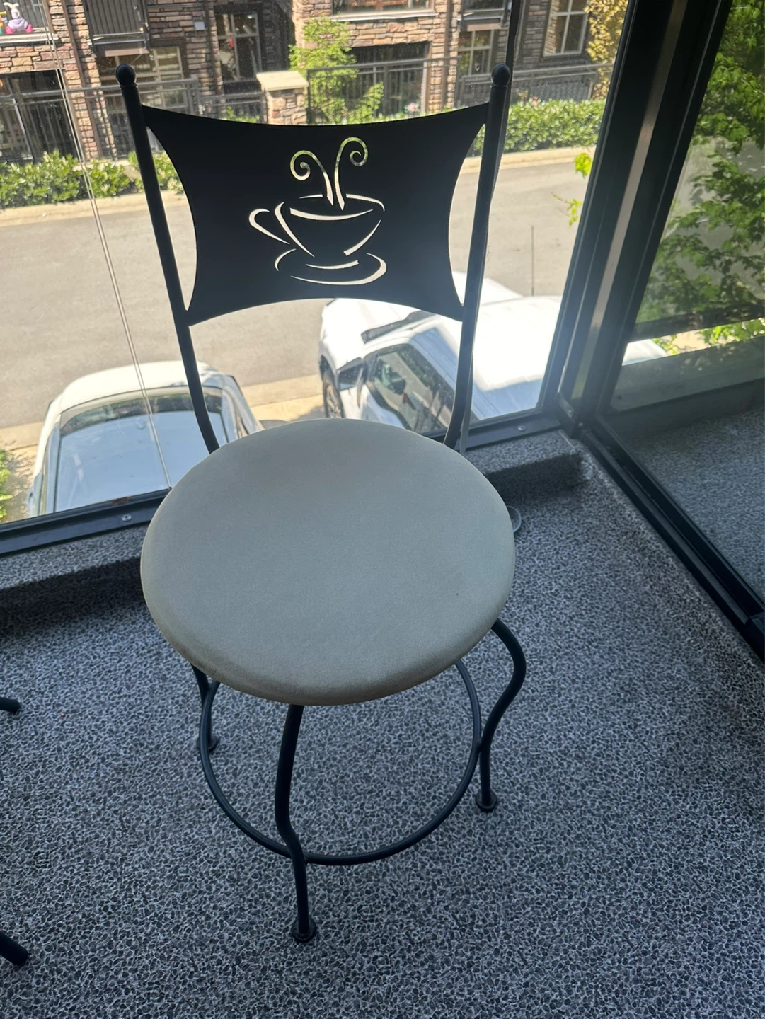 Glass Top Bistro Set with 2 Chairs - photo 3