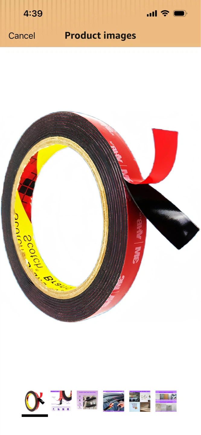 New-EMITEVER Double Sided Tape - 16 Feet x 0.94 inch - photo 4