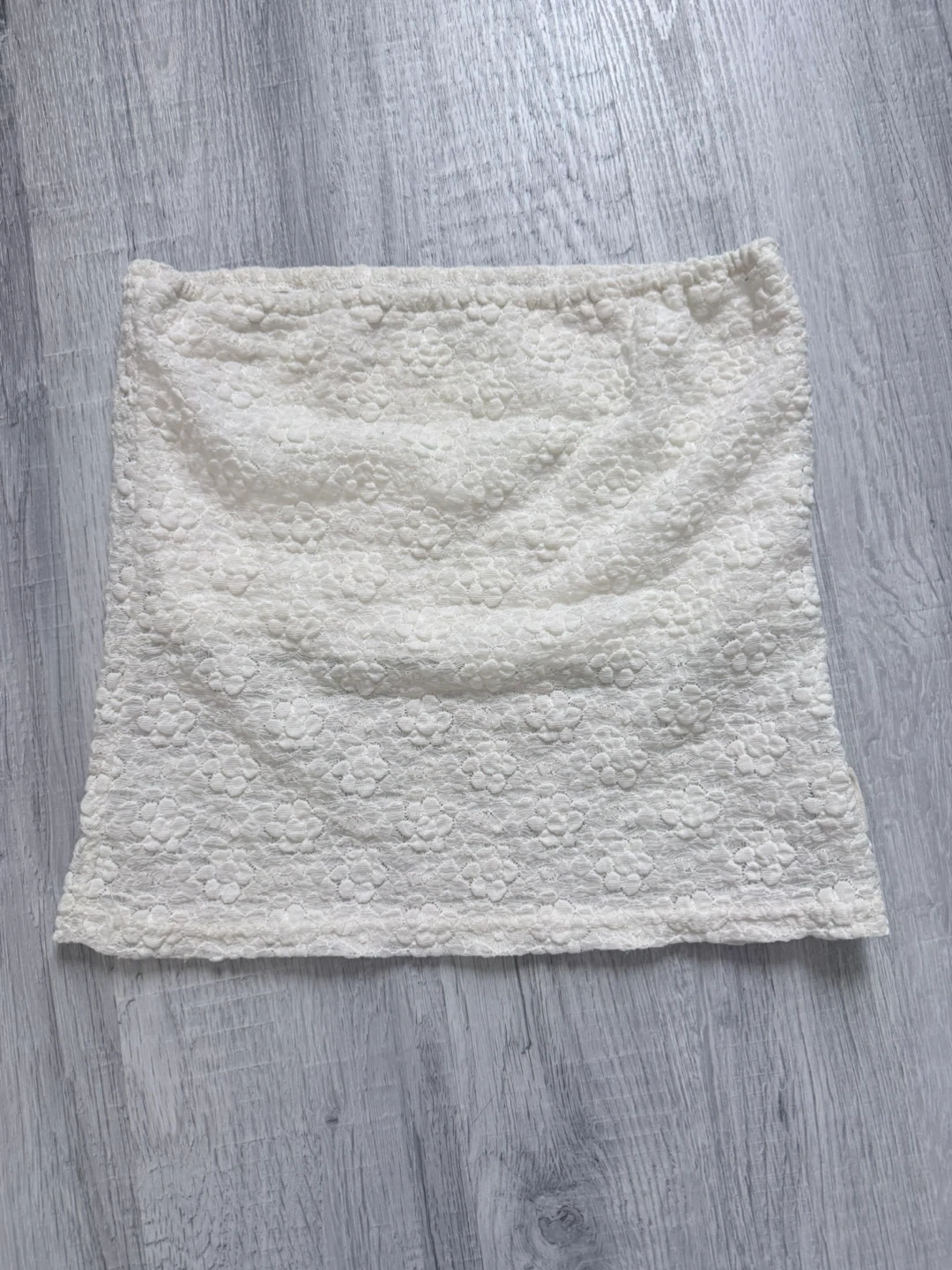 Rockcake White Lace Tube Top Size S