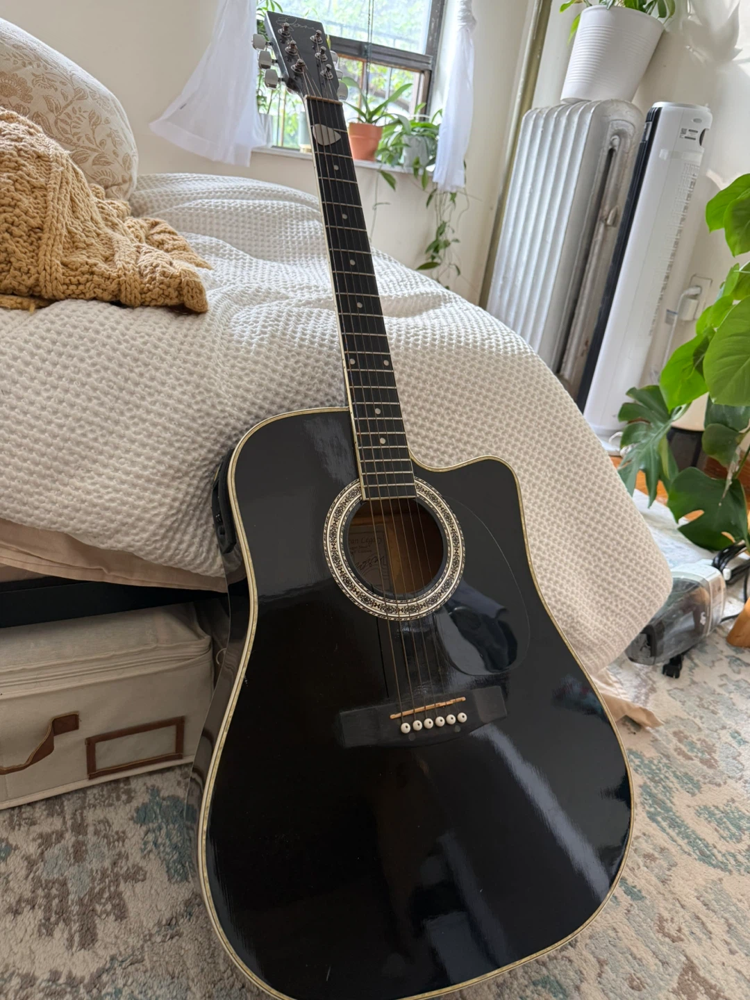 American Legacy Midnight Steel Acoustic/Electric Guitar - photo 2