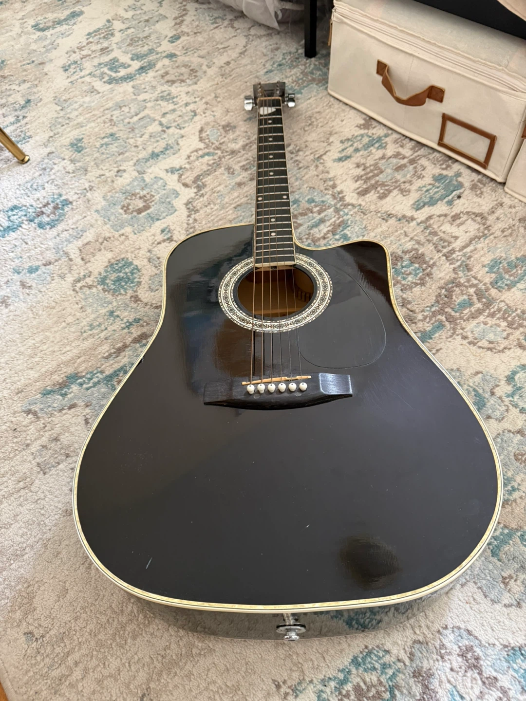 American Legacy Midnight Steel Acoustic/Electric Guitar - photo 4