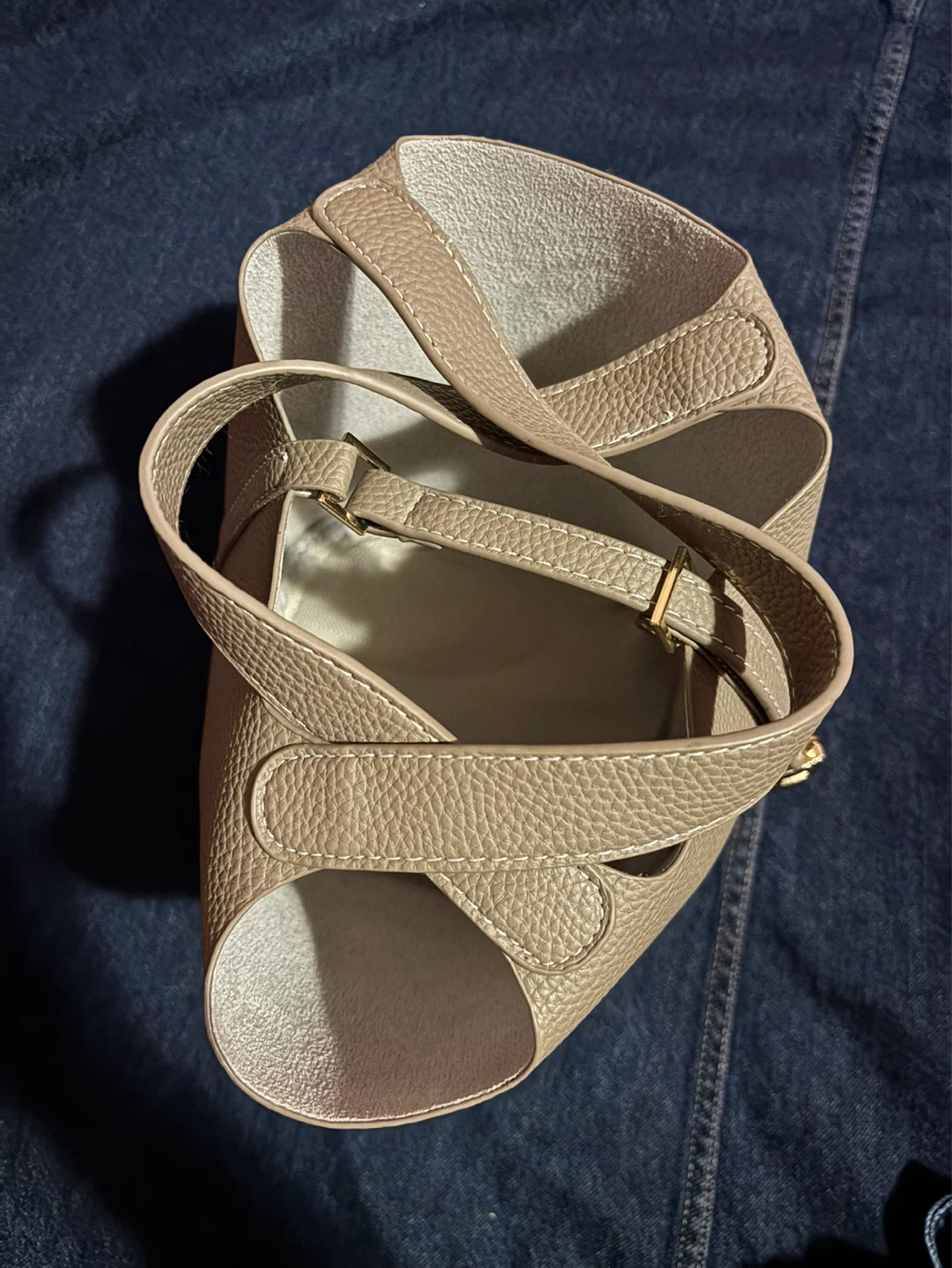 Bucket Bag with Lock Detail - photo 3