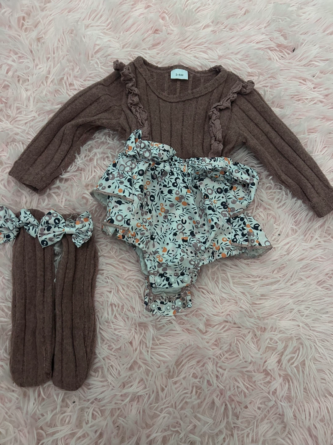 Baby Girl Clothes Set - 3-6M