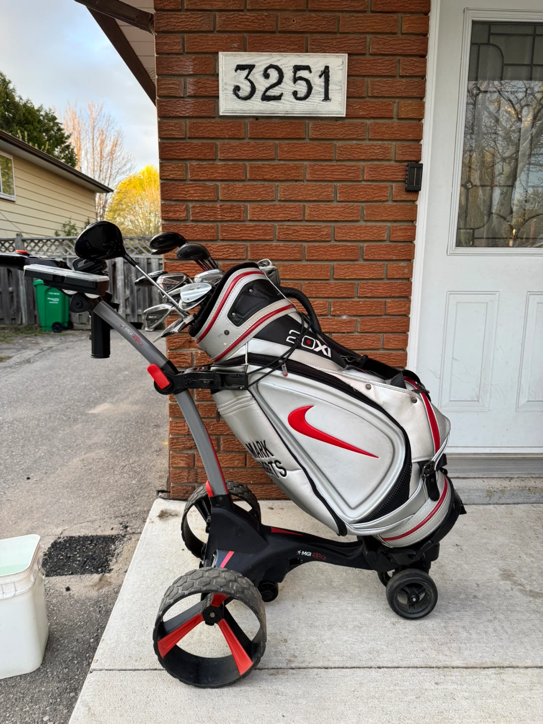 MGI Zip X3 Electric Golf Cart - Grey