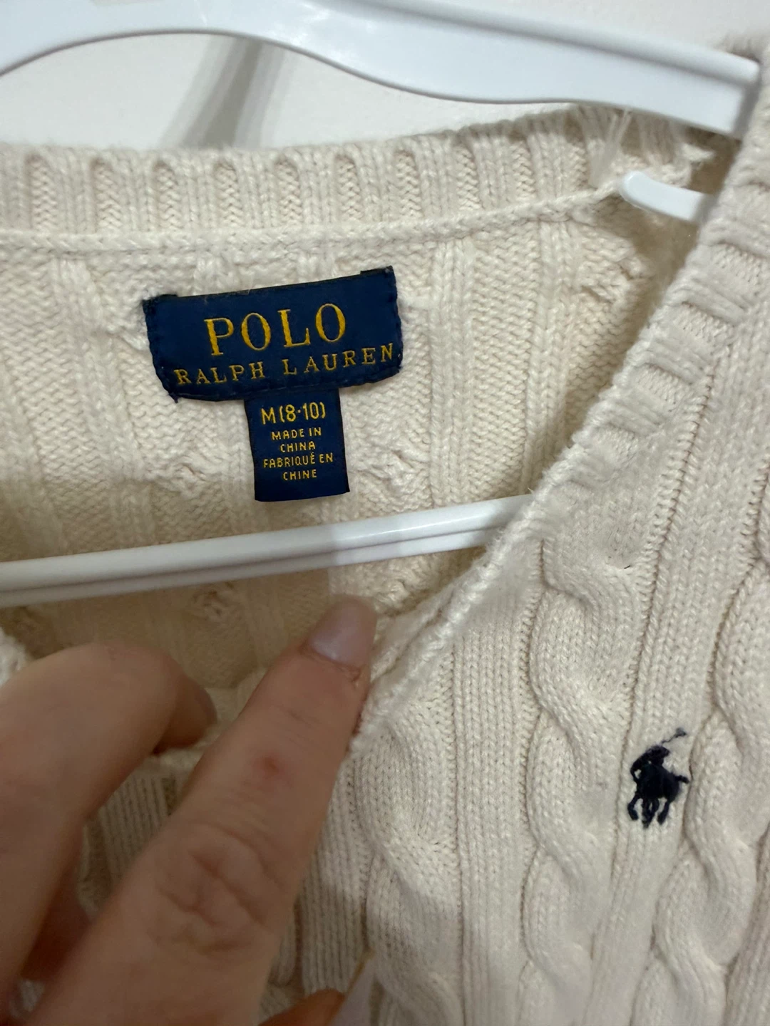 Size 8 authentic POLO sweater Unisex kids - photo 3